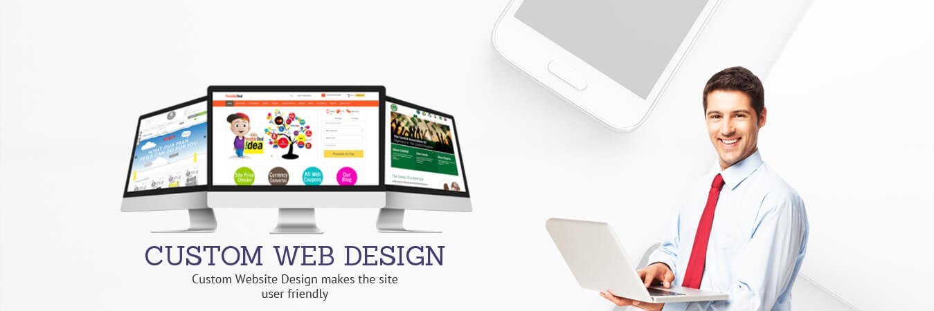 custom web design banner